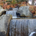 Cascade japonaise de près